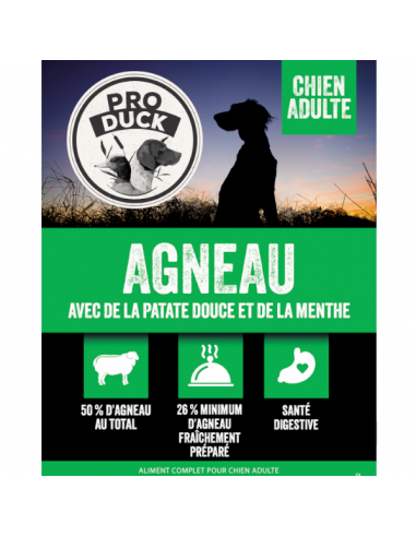 Croquettes Pro Duck- Agneau adulte 6kg