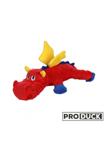 Peluche dragon rouge