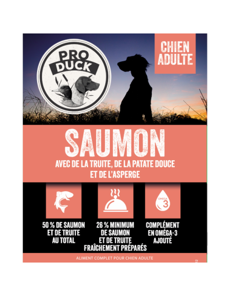 Gamme chien - Croquettes Pro Duck Saumon Adulte