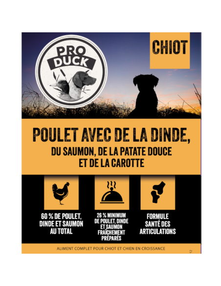 Gamme chien - Croquettes Pro Duck Puppy multiprotéines