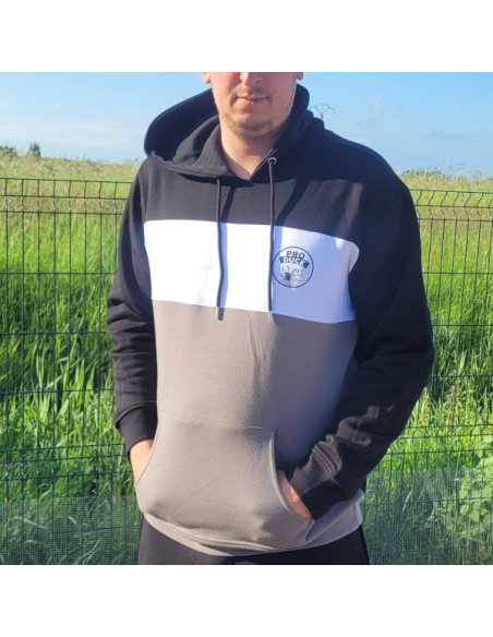 Vêtements Pro Duck - sweat shirt noir gris et blanc