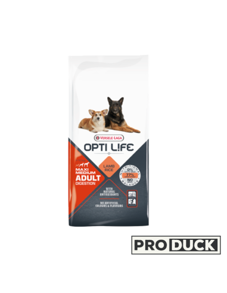 Croquettes chien - Opti Life digestion Agneau Medium et Maxi