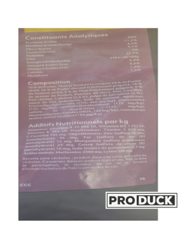Croquettes chat - Sterilised Urinary Pro Duck