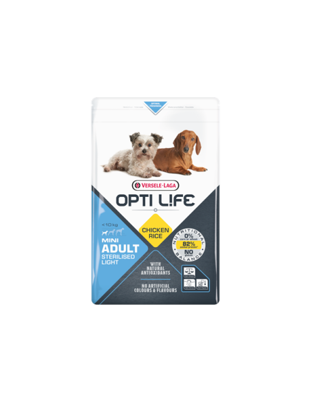 Croquettes chien - Opti Life  Sterilized Light Mini