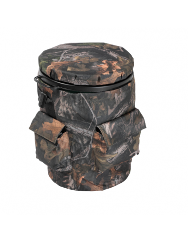 Seau-siège camo rotatif