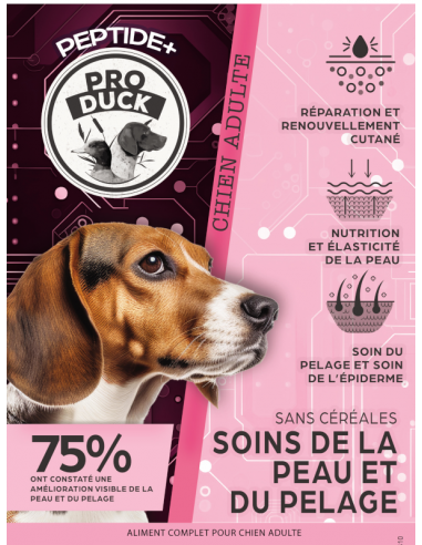 Croquettes vétérinaire - PEPTIDE soin de la peau et du pelage