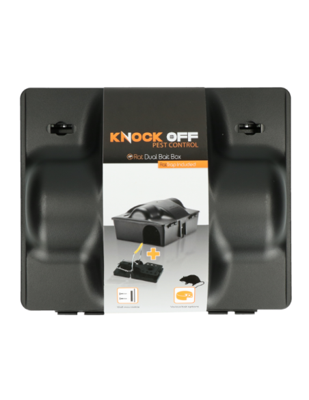 Boite à rats avec tapette intégrée