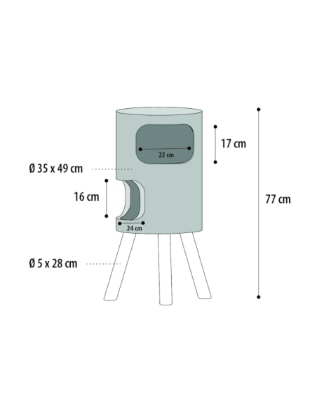 Arbre à chat Nordic Home