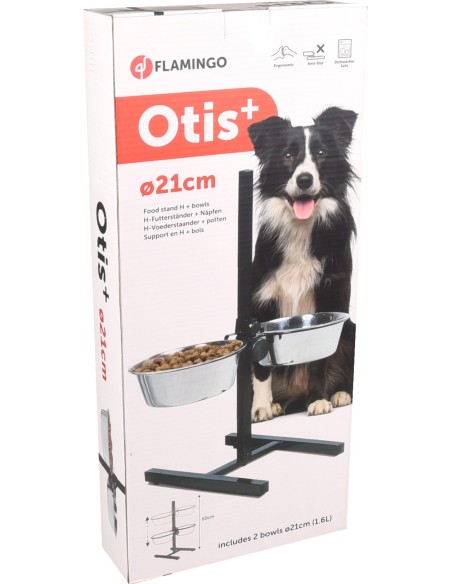 Accessoire chien - Porte gamelle en H