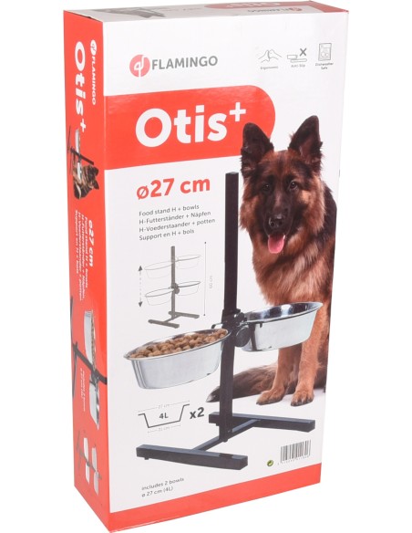 Accessoire chien - Porte gamelle en H