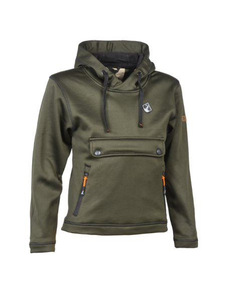 Sweat à capuche Enfant Kaki 10 ans - Percussion