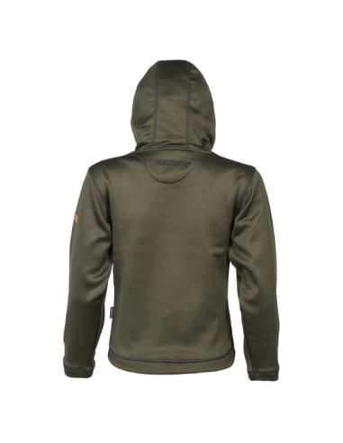 Sweat à capuche Enfant Kaki 10 ans - Percussion