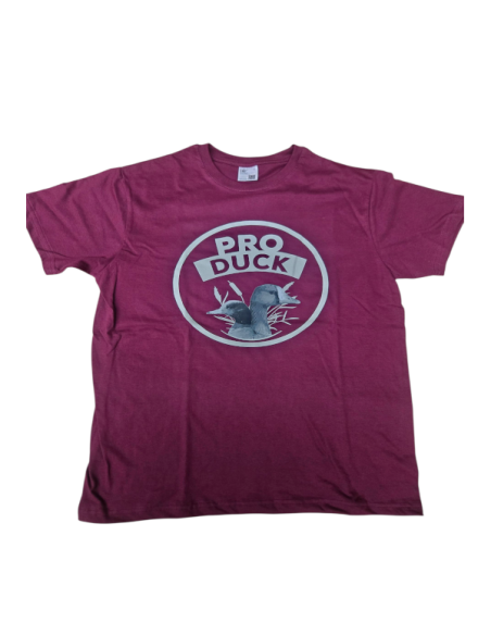 T.shirt bordeaux Pro Duck