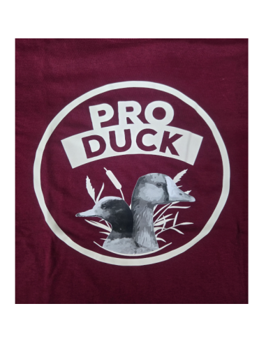 T.shirt bordeaux Pro Duck