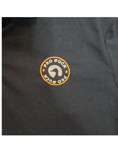Polo Pro Duck Grande Taille Noir
