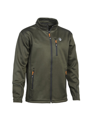 Sweat-shirt zippé Kaki - Percussion