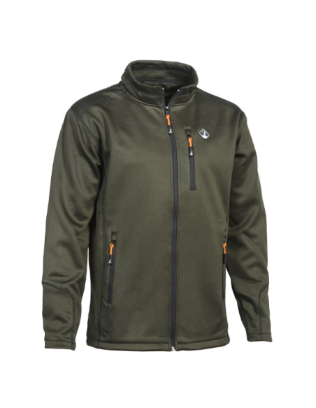 Sweat-shirt zippé Kaki - Percussion