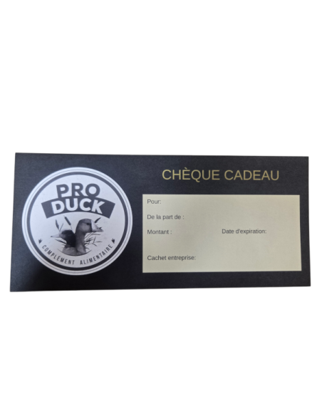 Chèque cadeau  PRO DUCK