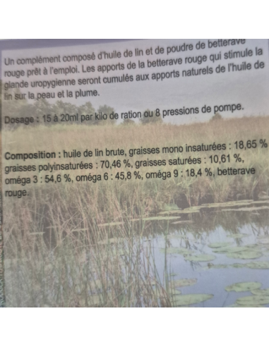 Complément alimentaire canard - Beta Oil Pro Duck