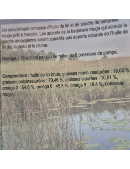 Complément alimentaire canard - Beta Oil Pro Duck