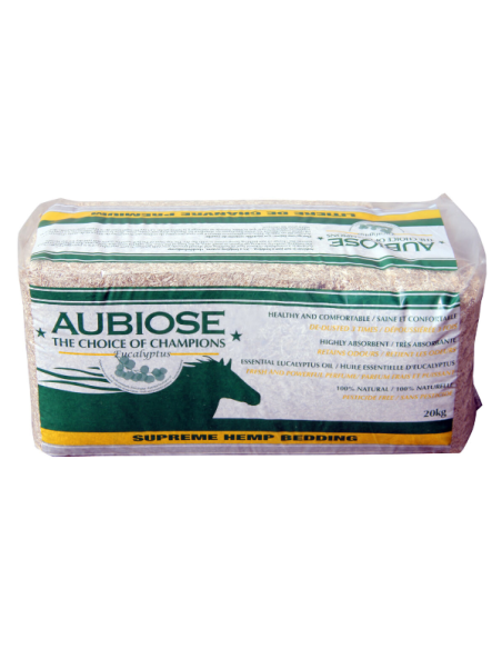 Litière de chanvre AUBIOSE à l'eucalyptus