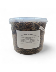 Insectes déshydratés - Larves soufflées Pro Duck 2