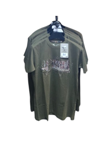 T-shirt passion migrateur kaki