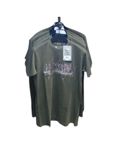 T-shirt passion migrateur kaki