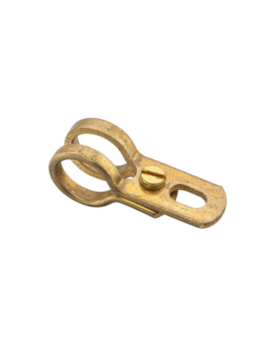 Lot de 5 bagues en 12mm en laiton