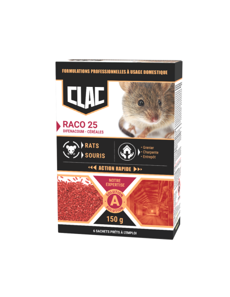 Céréales avoine rats & souris 150g  Raco 25