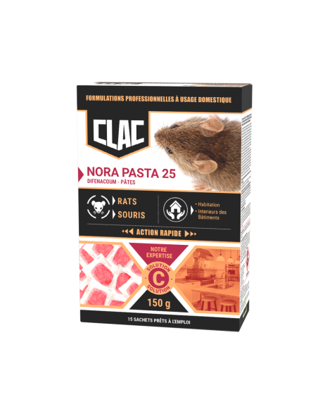 NoraPasta25 - Pâtes Rats et Souris - Polyvalent - 150g