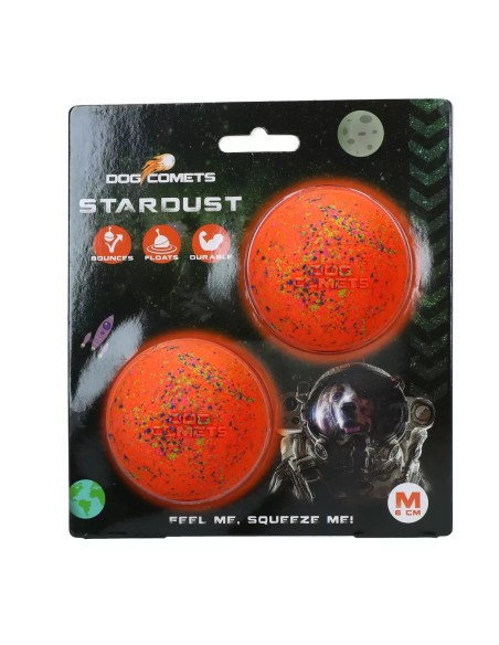 Jeu de rapport - Balle comet stardust Rose en pack de 2