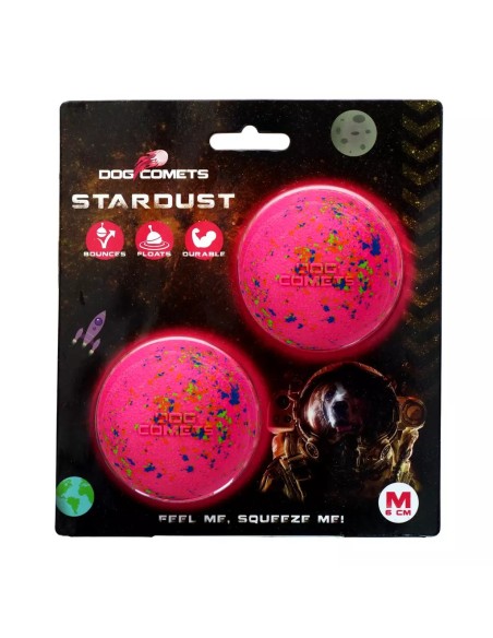 Jeu de rapport - Balle comet stardust Rose en pack de 2