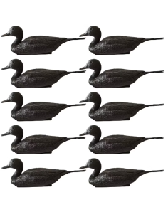 Formes pilet noir moussé - Lot de 10
