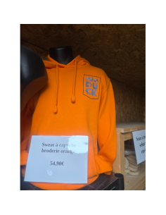 Sweat à capuche Pro Duck brodé Orange