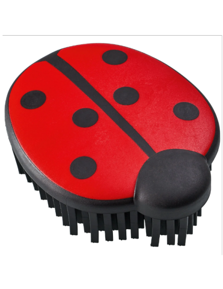 Brosse pour textiles coccinnelle